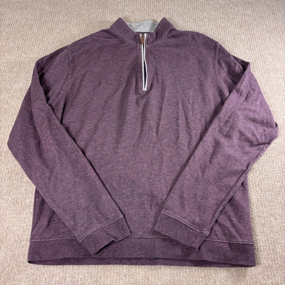 johnnie-O Other - Johnnie-O Royal Plum Sully Performance Quarter Zip Men's Size Large EUC